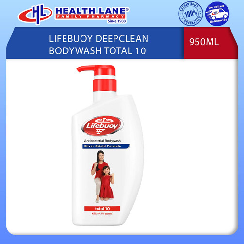 LIFEBUOY DEEPCLEAN SABUN BADAN TOTAL 10 950ML